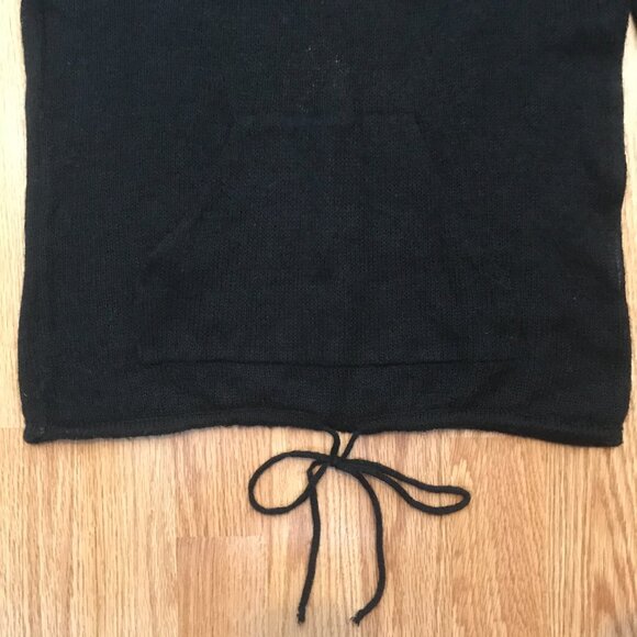 Anthropologie Kookai Black Semi Sheer Wool Turtleneck Sweater Size S - Picture 5 of 9